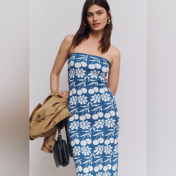 NWT Size XL - By Anthropologie Strapless Slim Sweater Dress (NWT US$198) - Picture 10 of 16